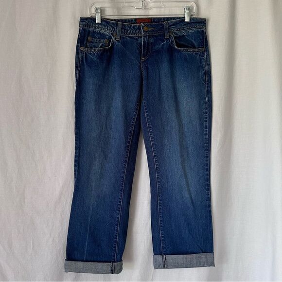 Vintage 1990s Missoni Cropped Boyfriend Jeans 42 IT 6 US - Picture 5 of 15